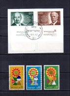 Israel   1967  .-   Y&T Nº   346/347 - 348/350 - Gebruikt (zonder Tabs)