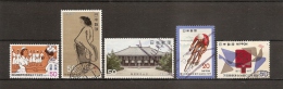 JAPAN NIPPON JAPON (01-046) (o) 1977 / USED / 1319 - 1331 - 1308 - 1337 - 1321 - Used Stamps