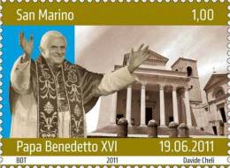 2011 - 2328 Visita Benedetto XVI   ++++++++ - Unused Stamps