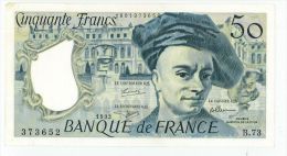 50 Francs Quentin De La Tour, Ref Fayette 67-18 état Presque NEUF - 50 F 1976-1992 ''quentin De La Tour''