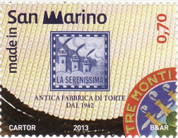 2013 San Marino - La Serenissima - Antica Fabbrica Di Torte - Unused Stamps