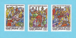 VATICAN VITRAUX EGLISE 1990 / MNH** / BJ 601 - Glasses & Stained-Glasses