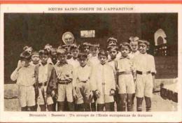 BIRMANIE - BASSEIN - CPA - Un Groupe De L'école Europénne De Garçons - Soeurs Saint Joseph De L'apparition éd Aubard - Myanmar (Burma)