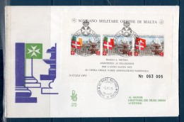 Smom 1975 -- NATALE -- ( Sass.BF 9)  --- FDC./ VENEZIA - Malte (Ordre De)