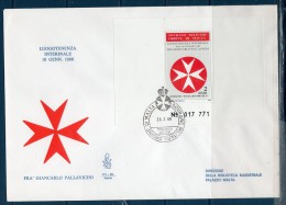 Smom 1988 -- Luogotenenza Interinale  -- ( Sass.BF 24)  --- FDC./ VENEZIA - Malte (Ordre De)