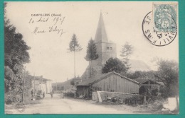 55 - Damvillers Meuse -  1907 -  Une Rue  (2 Scans) - Damvillers