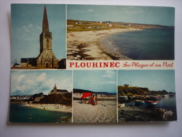 Plouhinec ( 29 ) L'eglise St Vinoc-les Plages De Kersigny Et Mesperleuc-plougoazec La Plage Et L'eglise-port De Peche - Plouhinec
