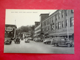 Vermont > Main Street White River Junction  5 & 10 CENT STORE ESSO SIGN      Not Mailed ---  Ref 975 - Bennington