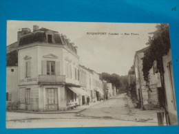 40) Roquefort - Rue Thiers " Café Du Commerce"  - Année  - EDIT -  Pipat - Roquefort