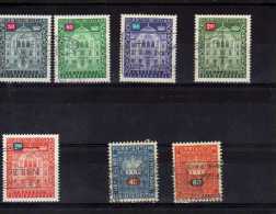 Liechtenstein (1950-76)  -   Petit Lot De Timbres De Service  Oblitérés - Dienstzegels