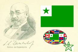 SA20-076  @  Esperanto    L. L. Zamenhof ,  ( Postal Stationery , Entier Postal ,Ganzsache ,Postwaardestuk  ) - Esperanto