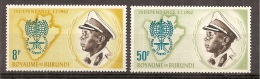 Burundi     Y/T       41 / 42   (XX) - Unused Stamps