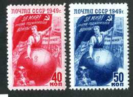 (e3930)  Russia  1949  Mint Lh*  Mi.1430-31  (catalogue €7,00) - Ungebraucht