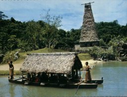 (600) Figi Carte Assez Ancienne - Older Postcard Of Fiji Island - Cultural Centre And Market Place - Fidji