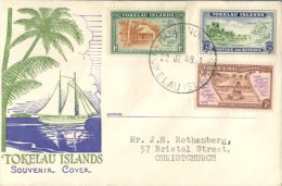 (020) Tokelau Island First Day Cover - 1948 - Tokelau