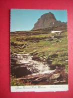 CPSM  ETATS UNIS  THE HANGING GARDENS  GLACIER NATIONAL PARK MONTANA   VOYAGEE TIMBRE STAMP - Andere & Zonder Classificatie