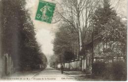 CPA FAREMOUTIERS (Seine Et Marne) - Avenue De La Garenne - Faremoutiers