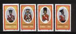 CISKEI, 1986, MNH Stamp(s), Military Uniforms  Nr(s). 98-101 - Ciskei