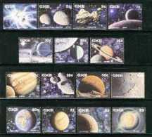 CISKEI, 1991, MNH Stamp(s), Definitives Solar System, Nr(s).   192-206 - Ciskei