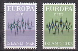 Q1224 - ISLANDE ICELAND Yv N°414/15 ** EUROPA CEPT - Nuovi