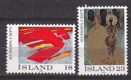 Q1233 - ISLANDE ICELAND Yv N°455/56 ** EUROPA CEPT - Unused Stamps