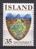 Q1237 - ISLANDE ICELAND Yv N°465 ** REBOISEMENT - Neufs