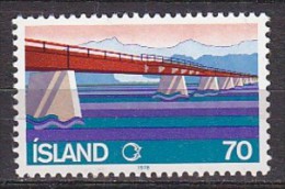 Q1247 - ISLANDE ICELAND Yv N°487 ** PONT - Nuovi