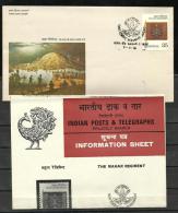 INDIA, 1981, FDC,Mahar Regt- 40th Anniv - RegitColour ,  Sagar ( Regt Centre)Cancellation - Cartas & Documentos