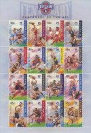 Australia 1996 Centenary Of  AFL - Sheets, Plate Blocks &  Multiples