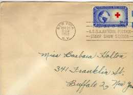 483 - Carta  New York 1952, Estados Unidos, Red Cross - Lettres & Documents