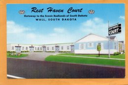 Wall SD Rest Havne Court Old Postcard - Andere & Zonder Classificatie