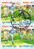 1994  SAN MARINO  Mondiali Calcio  Quartina  Usata - Usati