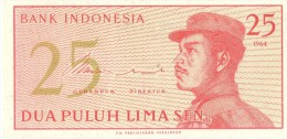 INDONESIE - 25 Sen 1964 - UNC - Indonesia