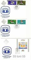 BULGARIA / Bulgarie  1977  Universiade - SOFIA  4v.+S/S- 3 FDC - FDC