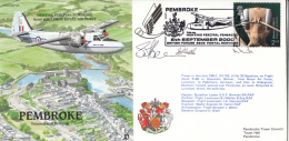 Great Britain Scott #1922 2nd Widescreen, Bristol Cancel Pembroke With The Hunting Percival Pembroke 5th September 2000 - Storia Postale