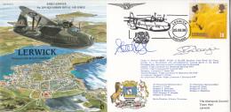 Great Britain FDC Scott #1825 20p Notting Hill Cancel Lerwick Shetland Flown In Nimrod MR2P - 1991-2000 Decimal Issues