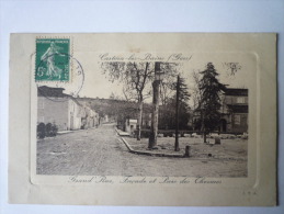 CASTERA-les-BAINS   (Gers)  :  Grand'Rue  ,  Façade Et  Parc Des  THERMES - Castera