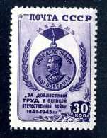 (e4019)  Russia  1946   M* Vlh  Mi.1003  (catalogue €3,00) - Nuovi