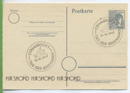 Osnabrück, Tag Der Briefmarke 26.10.1947, Verlag: ---, Postkarte, Unbenutzte Karte , Ganzsache, Erhaltung: I-II,  Karte - Bad Sachsa