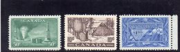 CANADA 1950-1 * - Unused Stamps