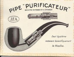 Pipe "Purificateur"/Brevetée En France Et à L'étranger /J.F.A./ 1913              ILL8 - Documenti