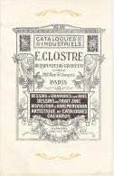 E.Clostre/Dessinateur Graveur /Paris/Publicité /  1913              ILL19 - Prenten & Gravure