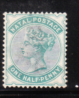 Natal 1880 QE 1/2p Used - Natal (1857-1909)