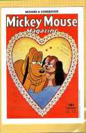 BUVARD : Magazine Mickey Mouse Chien - Cartoleria