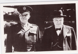CPM - MILITARIA  - Le  Général Dwight D.EISENHOWER Et Sir Winston CHURCHILL - Personen