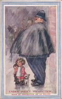 CPI Illustrateur Fred SPURGIN @ Sous La Protection De La Police @ Pluie Humour En 1916 - Spurgin, Fred