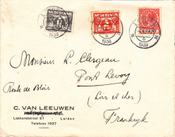 Leiden 1938 - Cover Lettre Lettre Brief - Brieven En Documenten
