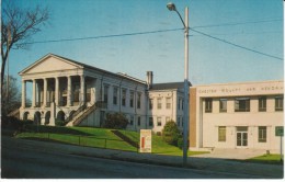 Chester SC South Carolina, County Courthouse & War Memorial, C1960s/70s Vintage Postcard - Sonstige & Ohne Zuordnung