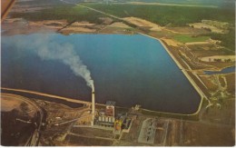 Lake Robinson Near Hartsville SC South Carolina, Carolina Power & Light Electricity Plant, C1960s Vintage Postcard - Sonstige & Ohne Zuordnung