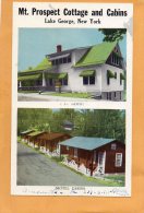 Mt Prospect Cottage And Cabins Lake George NY Old Postcard - Lake George